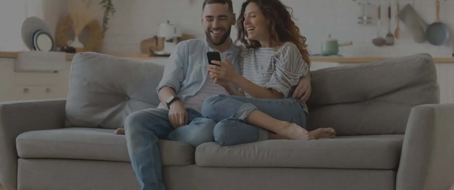 Happy Young Couple at Greg Litser Property